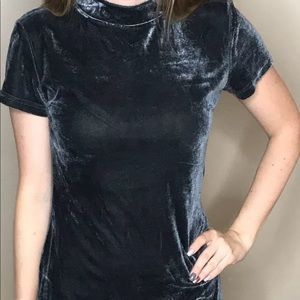 Tvayo 🍁 Grey Velvet Dress 🍂